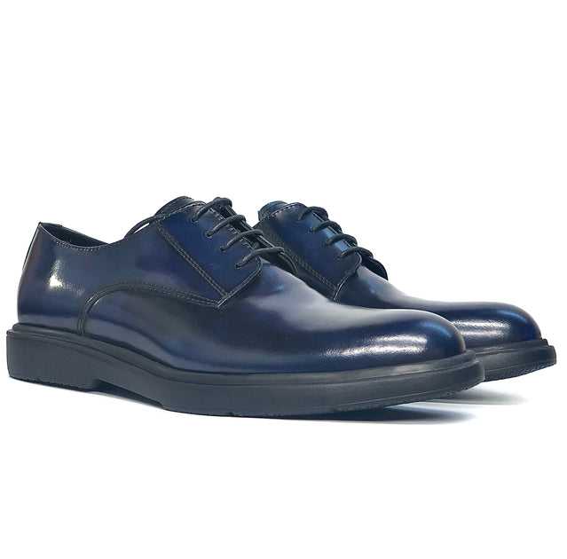 Ref :Sp188 CHAUSSURE CLASSIQUE CUIR Bleu